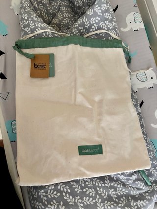 Saco Capazo Invierno Molis&Co Gris Hojas