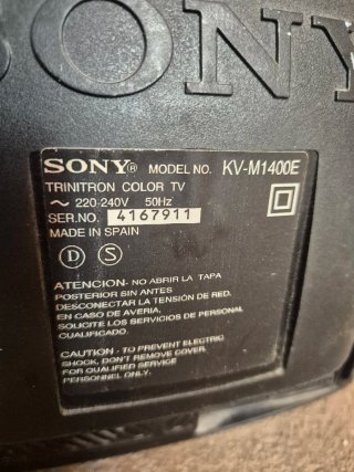 Sony Trinitron 14 TV