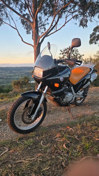 BMW F650 Funduro 1997 Negra/Naranja