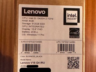 Portátil Lenovo V15 G4 IRU Intel Core i5-13420H