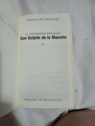 El Ingenioso hidalgo Don Quijote de la Mancha