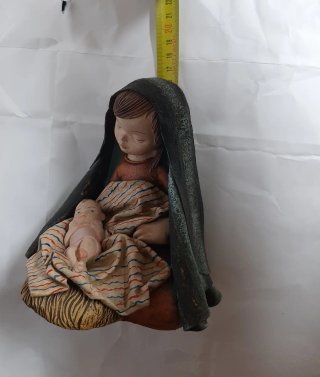 Figura Belén Virgen y Niño
