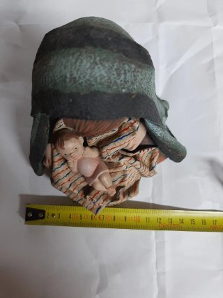 Figura Belén Virgen y Niño