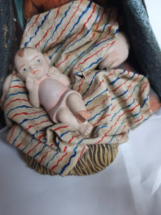 Figura Belén Virgen y Niño