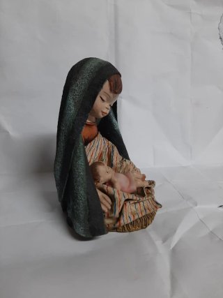 Figura Belén Virgen y Niño