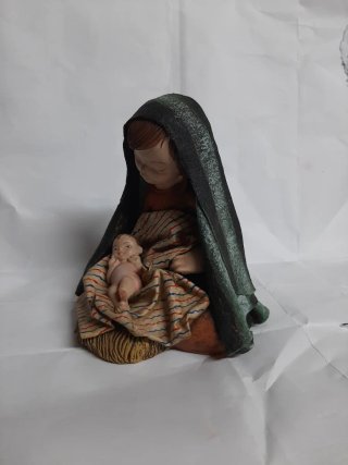 Figura Belén Virgen y Niño
