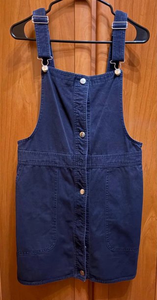 Peto vaquero Mango azul marino.