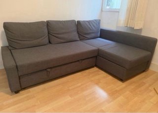 Sofá Cama Chaiselongue Gris
