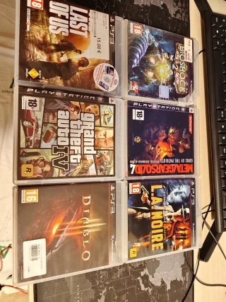 Pack PS3: last of us, MGS 4, GTA 4, la noire...