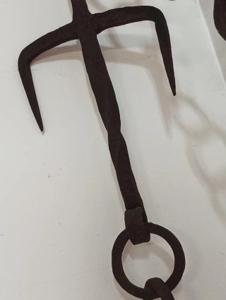 Gancho de hierro forjado vintage