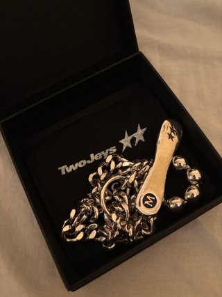 Collar TwoJeys Plata. Cadena nueva