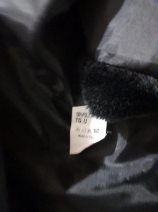 Giubbotto donna pelliccia sintetica nero