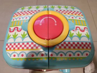 Cocinita de juguete portátil con accesorios