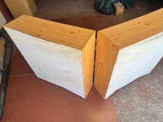 Mueble Zapatero Madera y Blanco