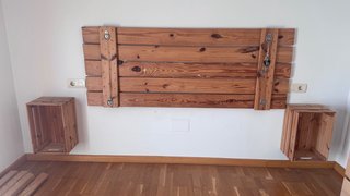 Cabecero de cama de madera