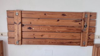 Cabecero de cama de madera