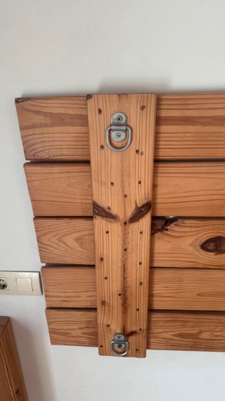 Cabecero de cama de madera