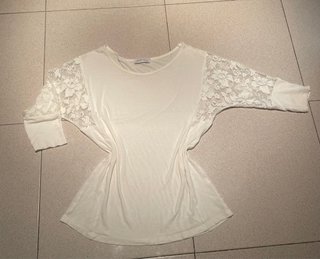Blusa blanco Encaje