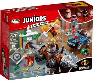 LEGO Juniors 10760 Underminer Bank solo minifigura