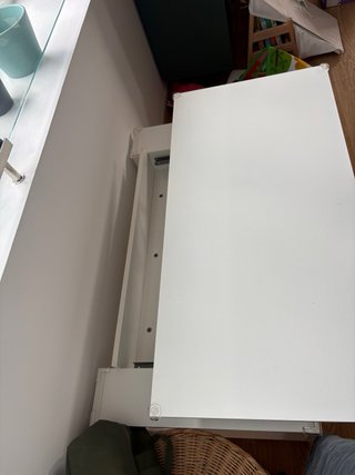 Mesa centro elevable Fores Urban Blanca