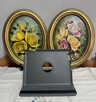 Funda iPad Gris con Goma Elástica
