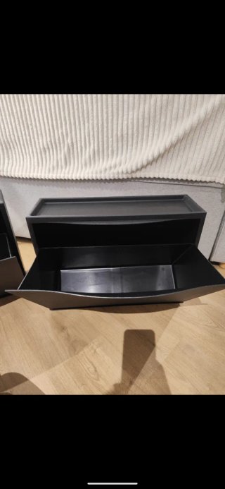 Zapatero Trones Ikea Negro (3 uds)
