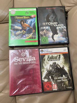 Lote 4 Videojuegos PC: Prince of Persia, Stomp The