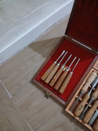Juego de formones para madera