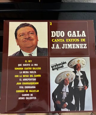 Vinilo Dúo Gala Canta Éxitos J. A. Jiménez