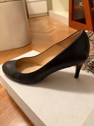 Zapatos de tacón negros B&W mujer