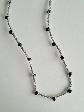 Collar crochet multiposicion negro