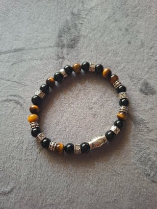 Pulsera Thomas Sabo ojo de tigre y plata.