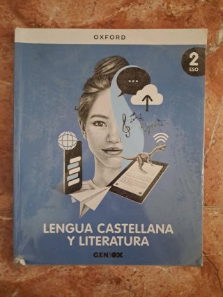 Libros de Lengua, Física y química, e Inglés