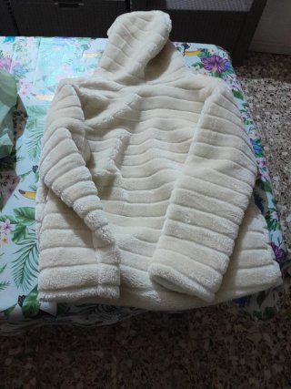 Giacca donna pelliccia bianca