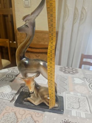 Figuritas de porcelana de ciervos