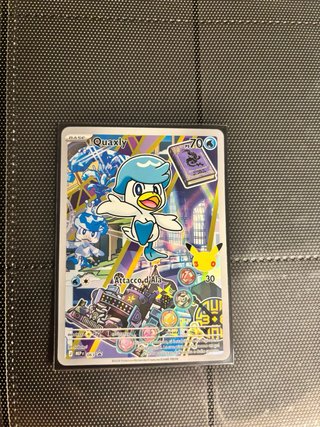 3 Carte Pokémon: Quaxly, Fuecoco, Sprigatito