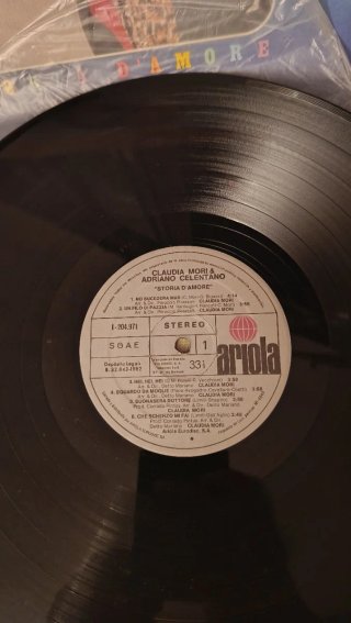 Vinilo Claudia Mori & Adriano Celentano
