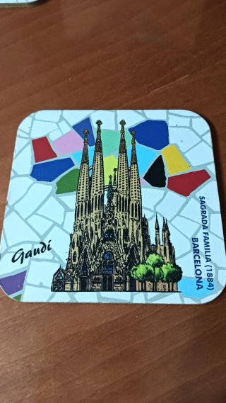 Juego de posavasos Barcelona Gaudí