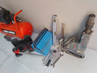 Lote herramientas Black & Decker y más