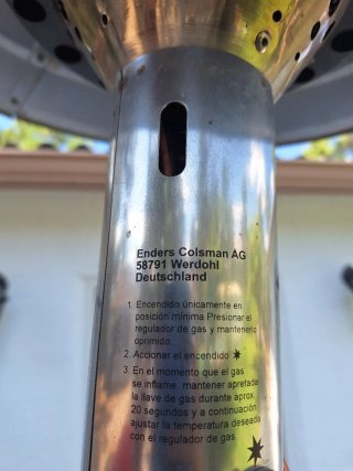 Estufa de exterior