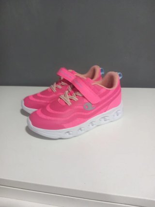 Bambas Champion Niña Rosas Talla 32 con luces