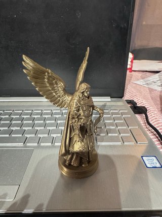 Estátua Arcanjo Gabriel Religiosa bronze