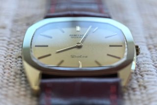 Seiko Dolce Tank 6020 5250 Titanium Nitride 1981