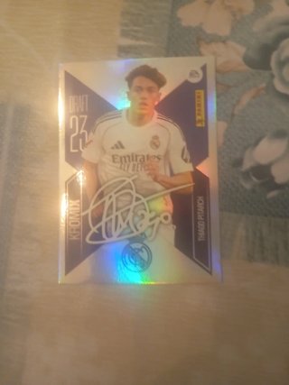 Cromo firmado Thiago Pitarch Draft 23