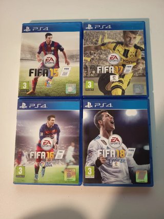 Lote 4 Juegos PS4 FIFA (15, 16, 17, 18)