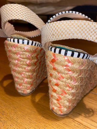 Tacones esparto multicolor