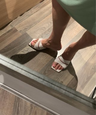 Sandalias Muxart Mujer Blancas y Rojas