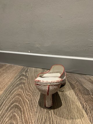 Sandalias Muxart Mujer Blancas y Rojas