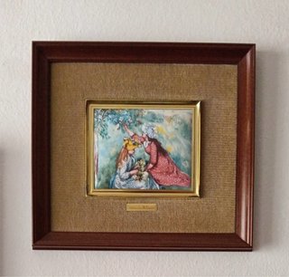 Colección de 6 cuadros de famosos pintores