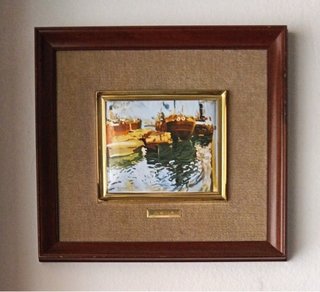 Colección de 6 cuadros de famosos pintores